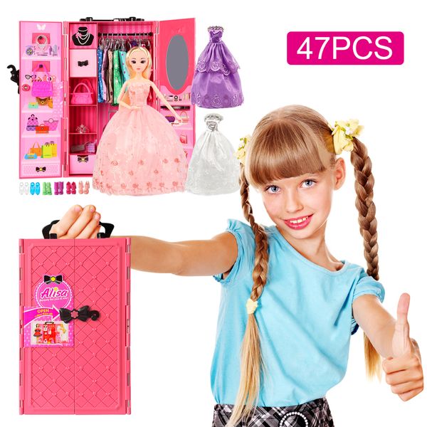 diy miniature dollhouse doll house doll closet with doll house furniture toys for children christmas gift y200413
diy miniature dollhouse doll house doll closet with doll house furniture toys for children christmas gift y200413