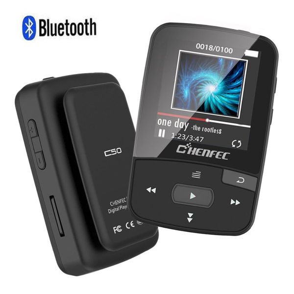 chenfec c50 8gb clip bluetooth mp3 player 1.5 inch screen mini size lossless sound music player with fm radio voice record
chenfec c50 8gb clip bluetooth mp3 player 1.5 inch screen mini size lossless sound music player with fm radio voice record