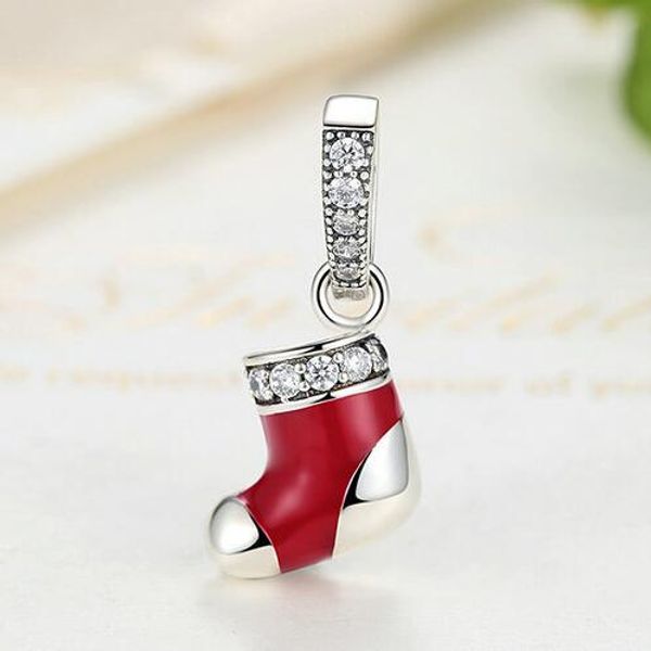 new arrival100% authentic 925 sterling silver christmas socks santa claus charm beads fit pandora charm bracelet diy original silver jewelry, Black
new arrival100% authentic 925 sterling silver christmas socks santa claus charm beads fit pandora charm bracelet diy original silver jewelry, Black