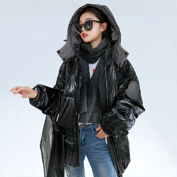 winter new jacket women 2019 black warm down cotton coat hooded parka fashion loose bright color plus size female padded jackets, Tan;black
winter new jacket women 2019 black warm down cotton coat hooded parka fashion loose bright color plus size female padded jackets, Tan;black