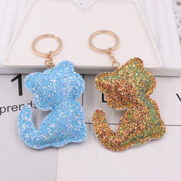 30pcs/lot glitter pu leather cat key ring leather radded cotton key chains bag car ornament promotion gifts kids toys keychain, Slivery;golden
30pcs/lot glitter pu leather cat key ring leather radded cotton key chains bag car ornament promotion gifts kids toys keychain, Slivery;golden
