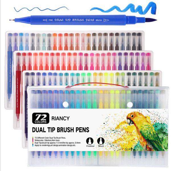 dual tip brush pen fineliner and brush drawing painting watercolor art marker pens for coloring manga calligraphy
dual tip brush pen fineliner and brush drawing painting watercolor art marker pens for coloring manga calligraphy