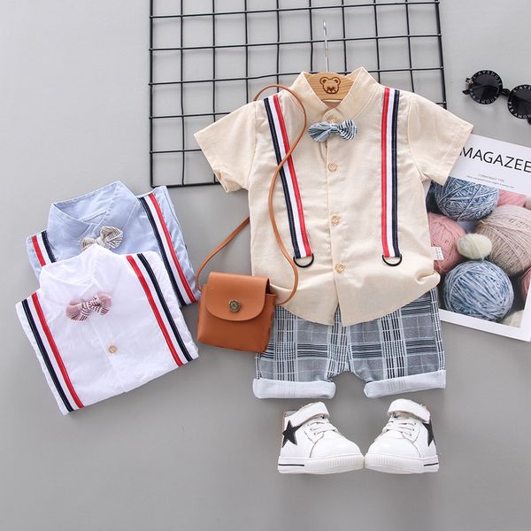 2pcs summer children clothing set toddler kid baby boy lapel shirt shirt+shorts pants outfits short sleeve clothes, White
2pcs summer children clothing set toddler kid baby boy lapel shirt shirt+shorts pants outfits short sleeve clothes, White