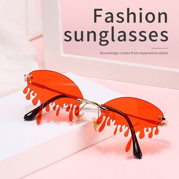 unique women sunglasses rimless tears sun glassesbrand design party street ladies shades female eyeweargafas de solw94, White;black
unique women sunglasses rimless tears sun glassesbrand design party street ladies shades female eyeweargafas de solw94, White;black
