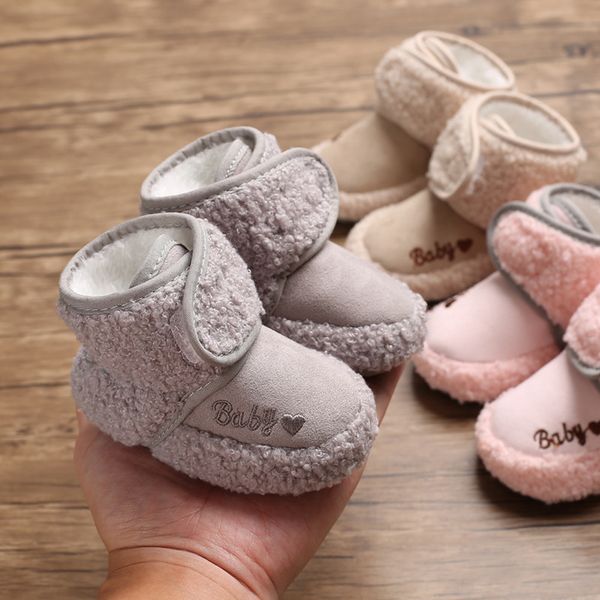 baby cozy fleece booties toddler baby shoes fashion warm plush winter infant newborn boots 0-18 months 11cm 12cm 13cm, Black;grey
baby cozy fleece booties toddler baby shoes fashion warm plush winter infant newborn boots 0-18 months 11cm 12cm 13cm, Black;grey