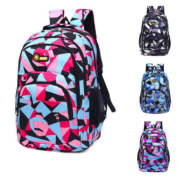 fishsunday outdoor sports bags backpack teenage girls boys school backpack camouflage printing bags 0801
