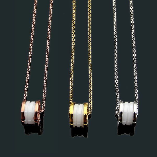 classic high quality Fashion brand Pendant Necklace Women Ladies black white necklace Titanium steel love ceramic necklace Jewelry wholesale
classic high quality Fashion brand Pendant Necklace Women Ladies black white necklace Titanium steel love ceramic necklace Jewelry wholesale