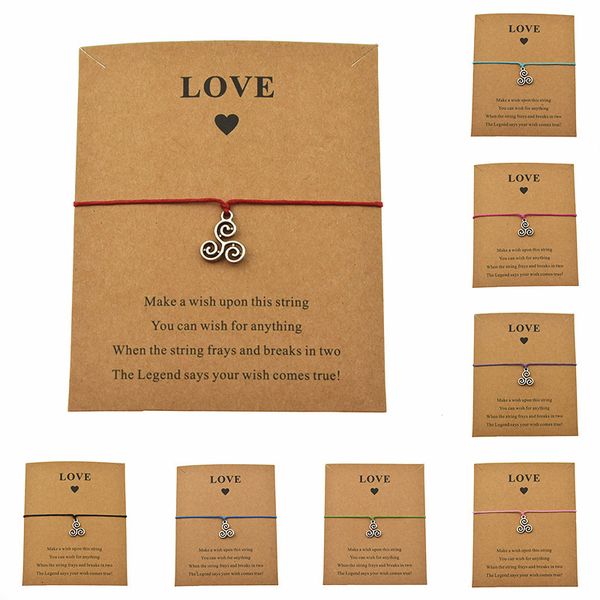 personality lucky triskele triskelion knot triple spiral charm bracelets make a love cards women men party unique jewelry, Golden;silver
personality lucky triskele triskelion knot triple spiral charm bracelets make a love cards women men party unique jewelry, Golden;silver