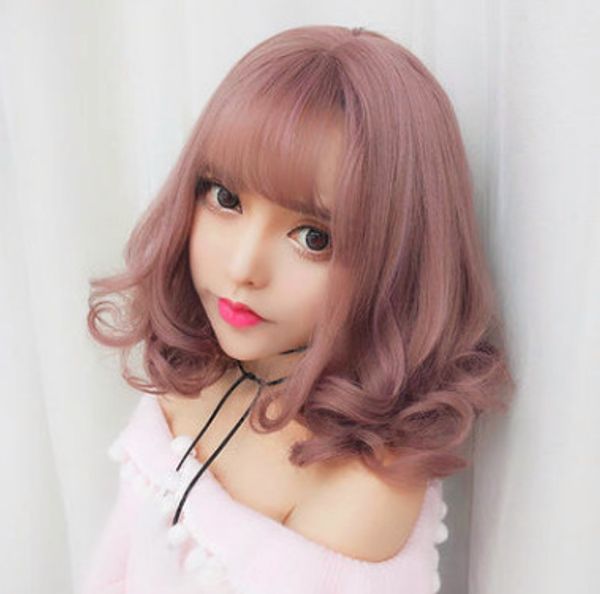 european and american wig female short hair air bangs egg roll wave head short curly hair wig set factory direct, Black
european and american wig female short hair air bangs egg roll wave head short curly hair wig set factory direct, Black