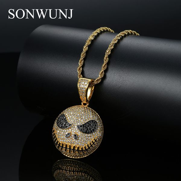 Bling bling Hip Hop Creepy emoji fan Pendant Copper Micro pave with CZ stones Necklace Jewelry for men CN029
Bling bling Hip Hop Creepy emoji fan Pendant Copper Micro pave with CZ stones Necklace Jewelry for men CN029