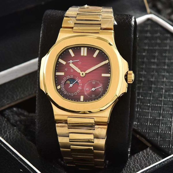 new men's watch automatic mechanical movement yellowgold stainless steel case and strap sport watch, Slivery;brown
new men's watch automatic mechanical movement yellowgold stainless steel case and strap sport watch, Slivery;brown