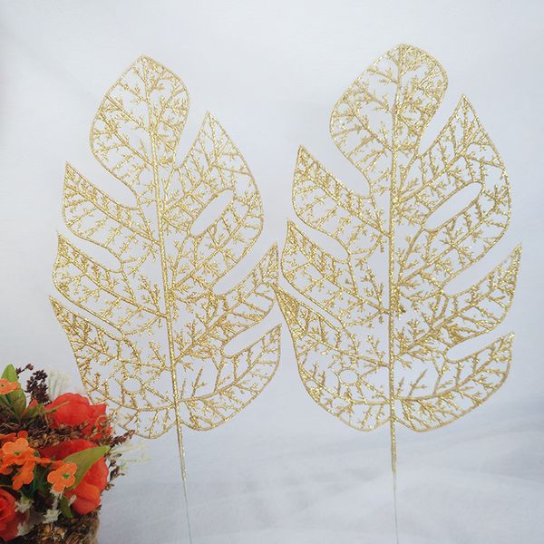 35cm silver gold artificial leaves plastic monstera deliciosa jungle leaf branches fake plants christmas decoration plantas
35cm silver gold artificial leaves plastic monstera deliciosa jungle leaf branches fake plants christmas decoration plantas
