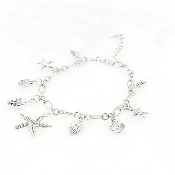 новая мода тибетский серебряный браслет ножной браслет звезда оболочки простой корейский стиль регулируемый браслет девушка рождественский п, Black 
новая мода тибетский серебряный браслет ножной браслет звезда оболочки простой корейский стиль регулируемый браслет девушка рождественский п, Black