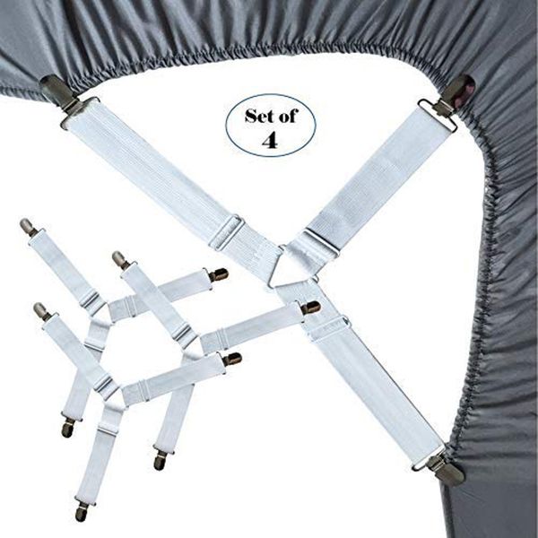 4pcs grippers suspender cord hook loop clasps adjustable elastic mattress cover adjustable bed sheet fasteners straps 35
4pcs grippers suspender cord hook loop clasps adjustable elastic mattress cover adjustable bed sheet fasteners straps 35