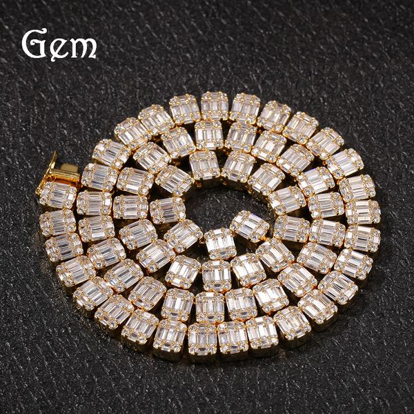 cross-border jewelry high-quality stepped square zircon hip hop necklace hiphop diamond domineering men's big gold chain, Black
cross-border jewelry high-quality stepped square zircon hip hop necklace hiphop diamond domineering men's big gold chain, Black