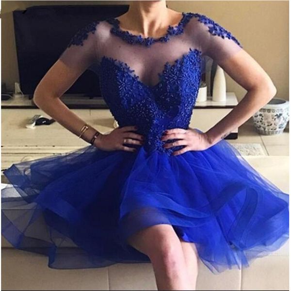charming royal blue short prom dress puffy lace applique vintage mini homecoming party dresses for sweet girls teens gala, White;black
charming royal blue short prom dress puffy lace applique vintage mini homecoming party dresses for sweet girls teens gala, White;black