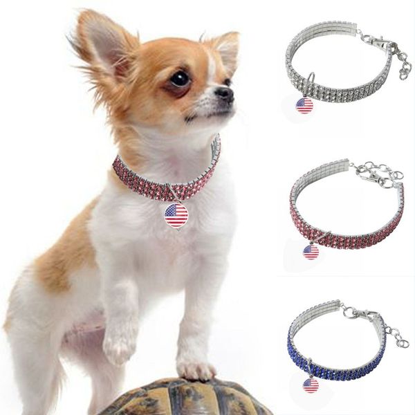 usa independence day dog collars shiny plastic rhinestone puppy pet necklace diamond independence day dog cats collars leash
usa independence day dog collars shiny plastic rhinestone puppy pet necklace diamond independence day dog cats collars leash