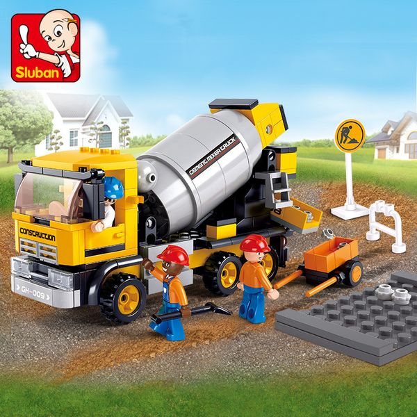 296pcs city engineering cement mixer car truck diy bricks legoingls playmobil building blocks sets juguetes toys for children
296pcs city engineering cement mixer car truck diy bricks legoingls playmobil building blocks sets juguetes toys for children