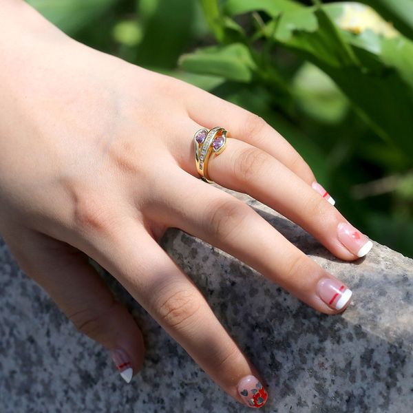 cute female leaf purple crystal stone ring zircon finger engagement rings for women yellow gold filled wedding ring, Slivery;golden
cute female leaf purple crystal stone ring zircon finger engagement rings for women yellow gold filled wedding ring, Slivery;golden