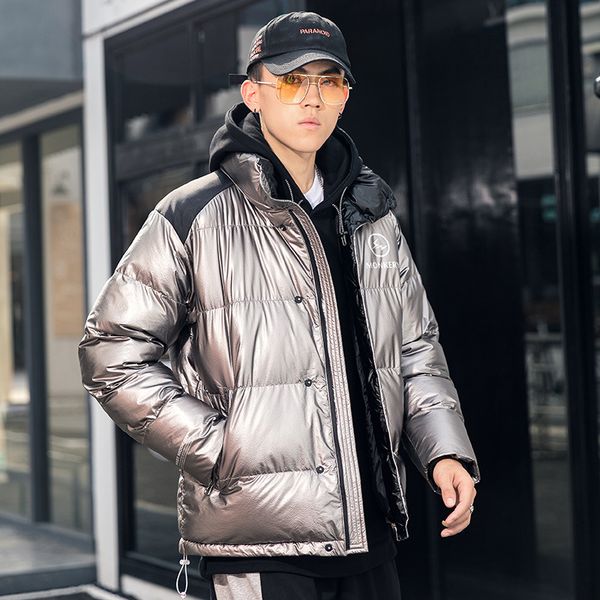 men's outwear parkas loose jacket stand collar thicken cotton inside snow mountain jackets windproof warmly outdoor wadded clothes, Black
men's outwear parkas loose jacket stand collar thicken cotton inside snow mountain jackets windproof warmly outdoor wadded clothes, Black