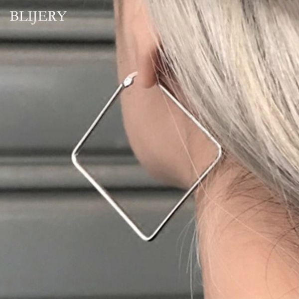 blijery fashion geometric shape statement earrings silver gold color big metal hoop earrings for women femme boucle d'oreille, Golden;silver
blijery fashion geometric shape statement earrings silver gold color big metal hoop earrings for women femme boucle d'oreille, Golden;silver