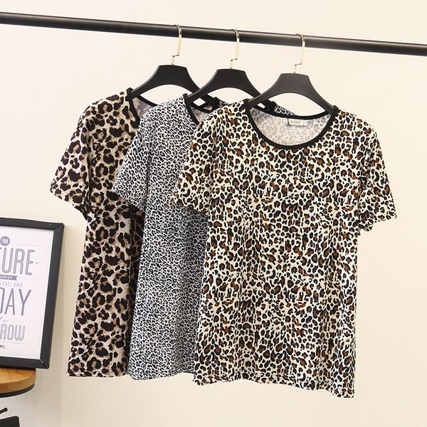 h6 spring and summer new style 2019 large size dress plus-sized increase the fat mm casual leopord pattern short-sleeved round c, Red
h6 spring and summer new style 2019 large size dress plus-sized increase the fat mm casual leopord pattern short-sleeved round c, Red
