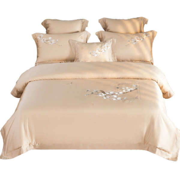 new chinese style chinese style bedding double-sided 80 tencel four-piece embroidery flower retro quilt cover classical bedding
new chinese style chinese style bedding double-sided 80 tencel four-piece embroidery flower retro quilt cover classical bedding