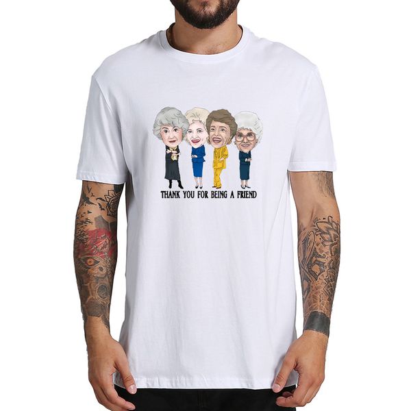 eu size 100% cotton t shirt thank you for being a friend the golden girls tees comedy drama short sleeve homme, White;black
eu size 100% cotton t shirt thank you for being a friend the golden girls tees comedy drama short sleeve homme, White;black