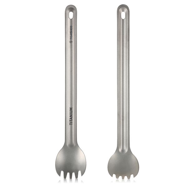 tomshoo 2019 new titanium long handle spoon outdoor tableware hiking camping convenient titanium fork dinner cutlery picnic
tomshoo 2019 new titanium long handle spoon outdoor tableware hiking camping convenient titanium fork dinner cutlery picnic