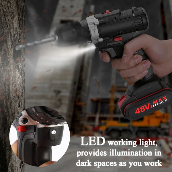 multifunctional electric impact cordless drill high-power rechargeable lithium battery wireless hand drills
multifunctional electric impact cordless drill high-power rechargeable lithium battery wireless hand drills