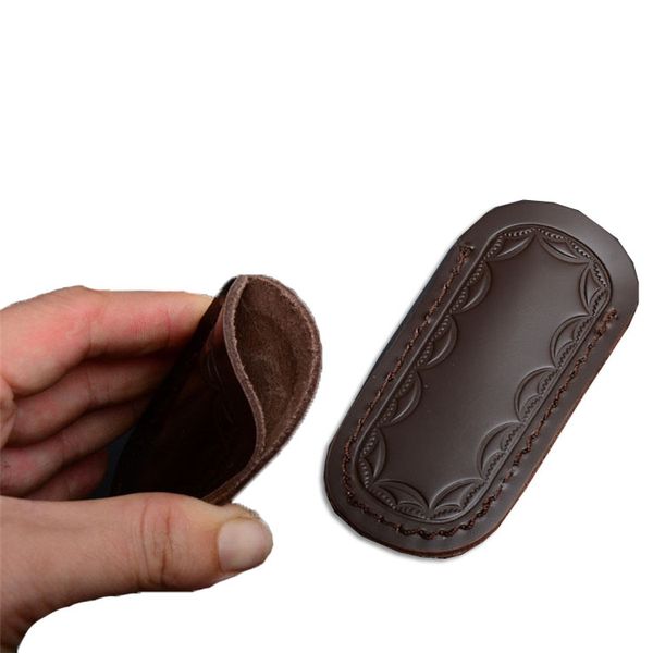 Wholesale 11.20*5.40cm Leather Sheath For Pocket Knife Flipper Folding Knives Folder High Quality Gift Package P716M Q
Wholesale 11.20*5.40cm Leather Sheath For Pocket Knife Flipper Folding Knives Folder High Quality Gift Package P716M Q