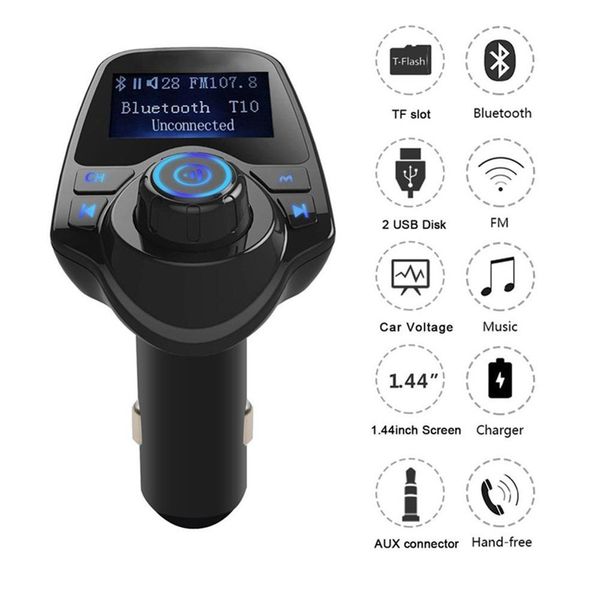 eincar fm transmitter bluetooth radio adapter car kit with 5v 2.1a usb car charger mp3 player support tf card usb flash drive
eincar fm transmitter bluetooth radio adapter car kit with 5v 2.1a usb car charger mp3 player support tf card usb flash drive