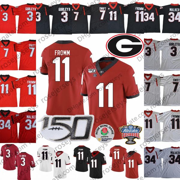 uga georgia bulldogs 150th jerseys #11 jake fromm 7 dandre swift 3 todd gurley ii 34 herchel walker black red white sugar bowl
uga georgia bulldogs 150th jerseys #11 jake fromm 7 dandre swift 3 todd gurley ii 34 herchel walker black red white sugar bowl