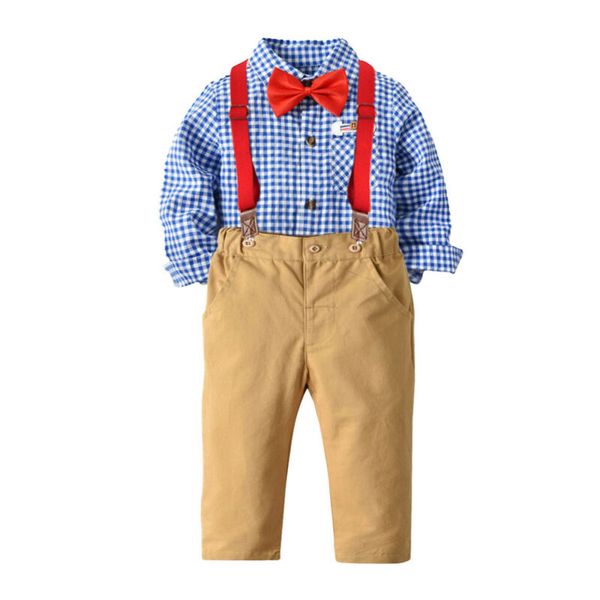 3pcs children boys outfit bow+plaid +pants gentleman long sleeve clothes set kids fashion clothing set formal kids wear, White
3pcs children boys outfit bow+plaid +pants gentleman long sleeve clothes set kids fashion clothing set formal kids wear, White