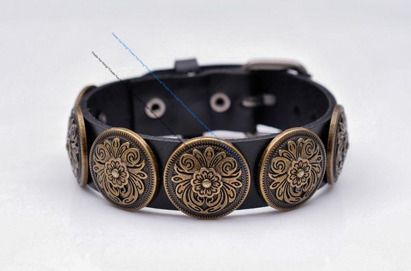cuff biker motocycle western antique silver texas star concho handmade quality veg tan leather bracelet wristband, White
cuff biker motocycle western antique silver texas star concho handmade quality veg tan leather bracelet wristband, White