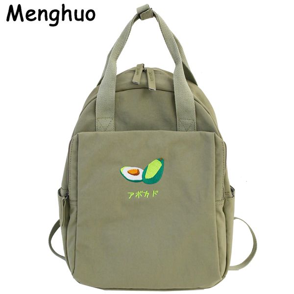 menghuo new fruit embroidery women backpack little fresh waterproof nylon solid color shoulder bag girls schoolbag for teenagers
menghuo new fruit embroidery women backpack little fresh waterproof nylon solid color shoulder bag girls schoolbag for teenagers