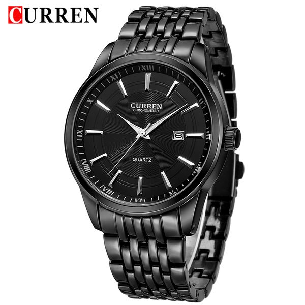 curren luxury men watches men's fashion stainless steel quartz watch male business date analog clock gift relogio masculino 8052, Slivery;brown 
curren luxury men watches men's fashion stainless steel quartz watch male business date analog clock gift relogio masculino 8052, Slivery;brown