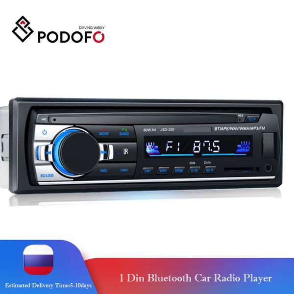 podofo autoradio car radio stereo bluetooth fm aux input receiver sd usb jsd-520 12v in-dash 1 din audio mp3 multimedia player
podofo autoradio car radio stereo bluetooth fm aux input receiver sd usb jsd-520 12v in-dash 1 din audio mp3 multimedia player