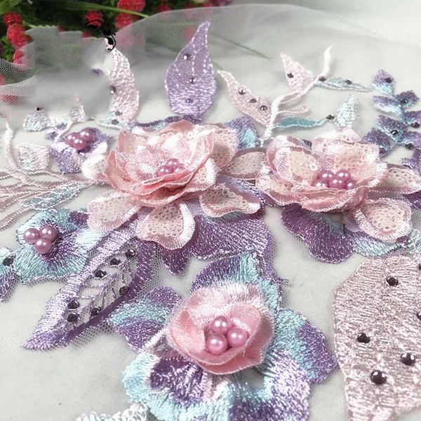 8colors colorful three-dimensional embroidery rhinestone bead lace flower paste lace clothing accessories decorative flowers, Pink;blue
8colors colorful three-dimensional embroidery rhinestone bead lace flower paste lace clothing accessories decorative flowers, Pink;blue