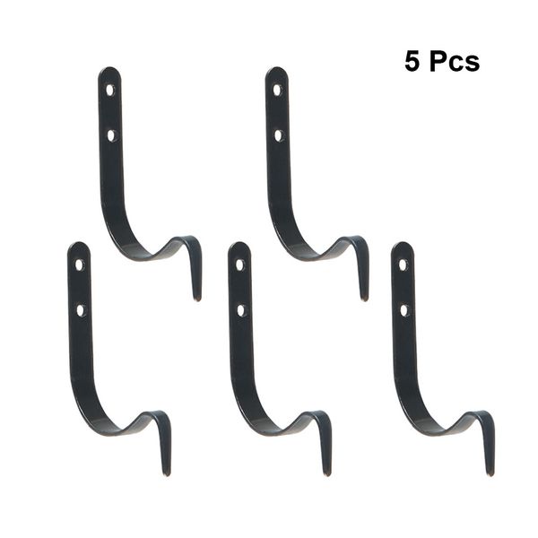 5pcs metal hanging j shape hooks household living room bedroom heavy-duty hanger for hats clothes props with screws (black
5pcs metal hanging j shape hooks household living room bedroom heavy-duty hanger for hats clothes props with screws (black