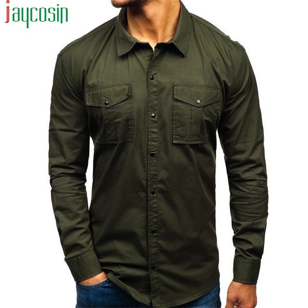 men cargo shirt solid color casual lapel long sleeve shirt multi pocket plus size mens clothing button fashion, White;black
men cargo shirt solid color casual lapel long sleeve shirt multi pocket plus size mens clothing button fashion, White;black