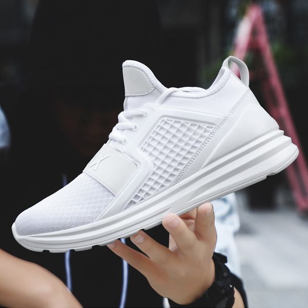 new men running shoes breathable mesh sneakers jogging gym training althetic outdoor sport shoes light sneakers for men x179, Black
new men running shoes breathable mesh sneakers jogging gym training althetic outdoor sport shoes light sneakers for men x179, Black