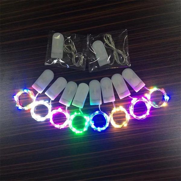 

2m 20leds garland decorative led string light copper wire cr2032 battery operated christmas wedding party decoration string fairy lights