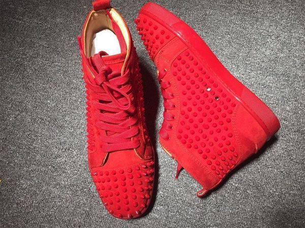 2018 studded spikes casual flats sneakers high spikes red bottom shoes originals casual party dress casual shoes size 35 -46, Black
2018 studded spikes casual flats sneakers high spikes red bottom shoes originals casual party dress casual shoes size 35 -46, Black