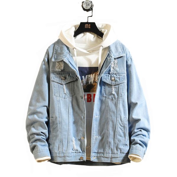 2019new pure cotton denim jackets men cowboy slim fit bomber jacket men's jean jacket hip hop print coats size s-5xl, Black;brown
2019new pure cotton denim jackets men cowboy slim fit bomber jacket men's jean jacket hip hop print coats size s-5xl, Black;brown