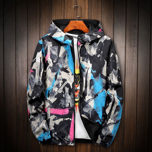 spring autumn jackets men fashion tactival graffiti hooded windbreaker puls size s-8xl, Black;brown
spring autumn jackets men fashion tactival graffiti hooded windbreaker puls size s-8xl, Black;brown