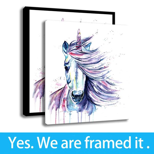 wall art picture unicorn painting print on canvas animal for office decor framed art - ready to hang - framed
wall art picture unicorn painting print on canvas animal for office decor framed art - ready to hang - framed