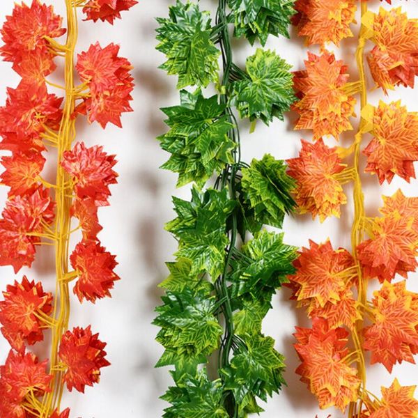 12pcs/set artificial flower autumn leaves garland vine fake foliage home wedding decoration
12pcs/set artificial flower autumn leaves garland vine fake foliage home wedding decoration