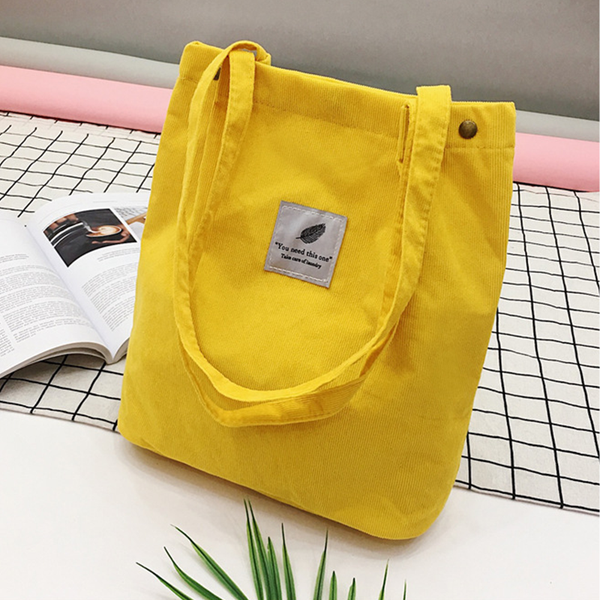shopping bags women corduroy canvas tote handbag female cloth shoulder young ladies casual bag girls reusable folding sac
shopping bags women corduroy canvas tote handbag female cloth shoulder young ladies casual bag girls reusable folding sac