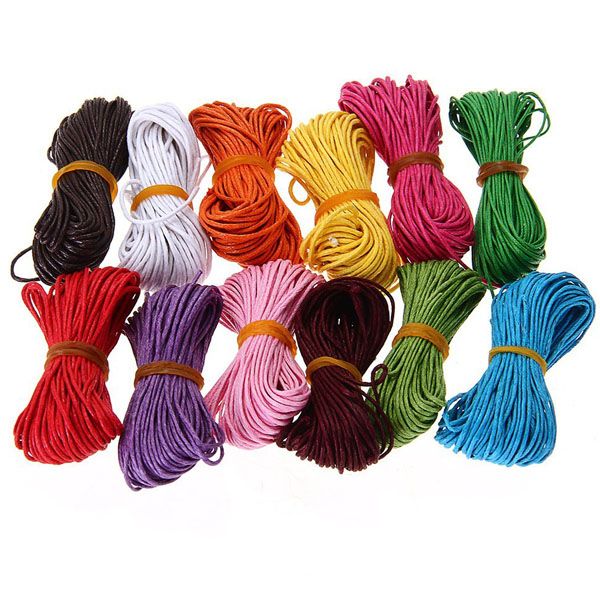 12 colors 10m 1mm cotton cords strings ropes for diy necklace bracelet craft making clothing sewing thread, Black;white
12 colors 10m 1mm cotton cords strings ropes for diy necklace bracelet craft making clothing sewing thread, Black;white